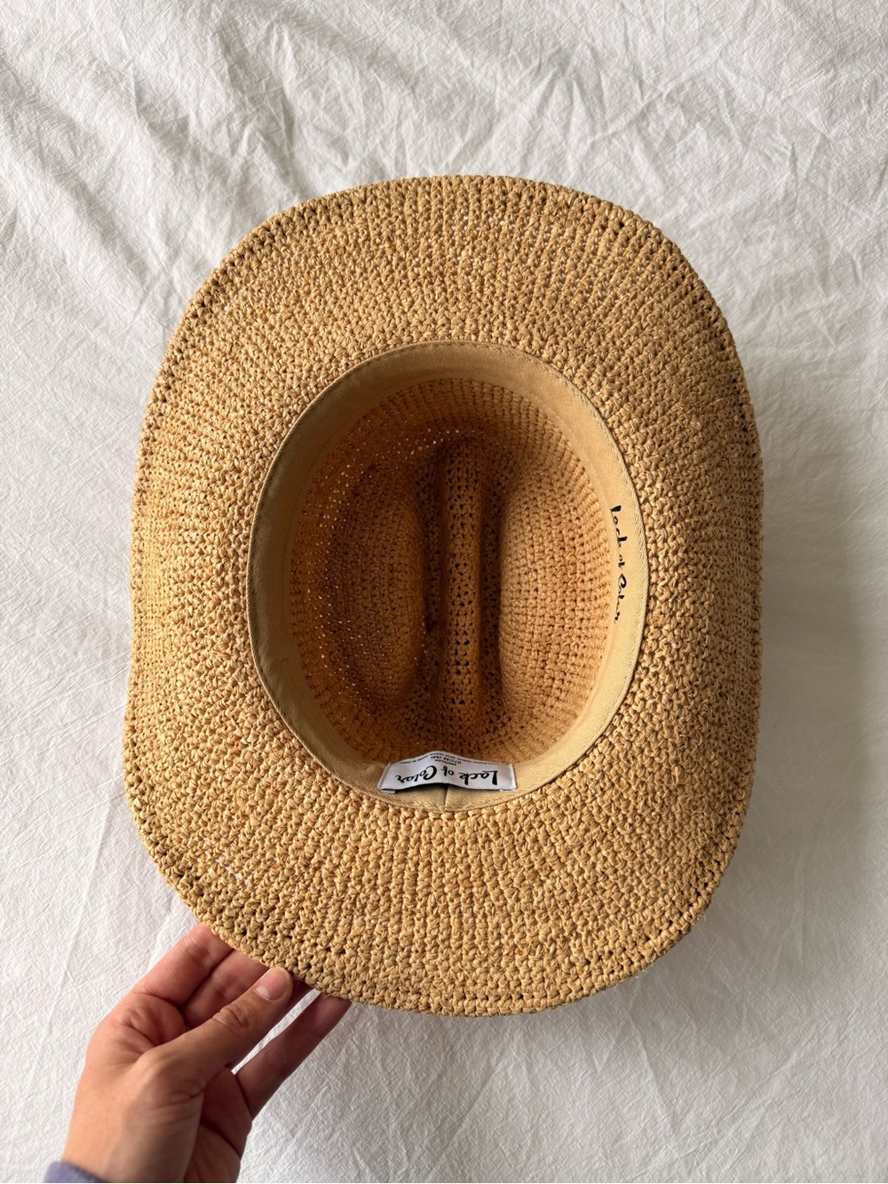 Lack of Color Woven Straw Cowboy Hat in Natural Tan - Picture 5 of 7